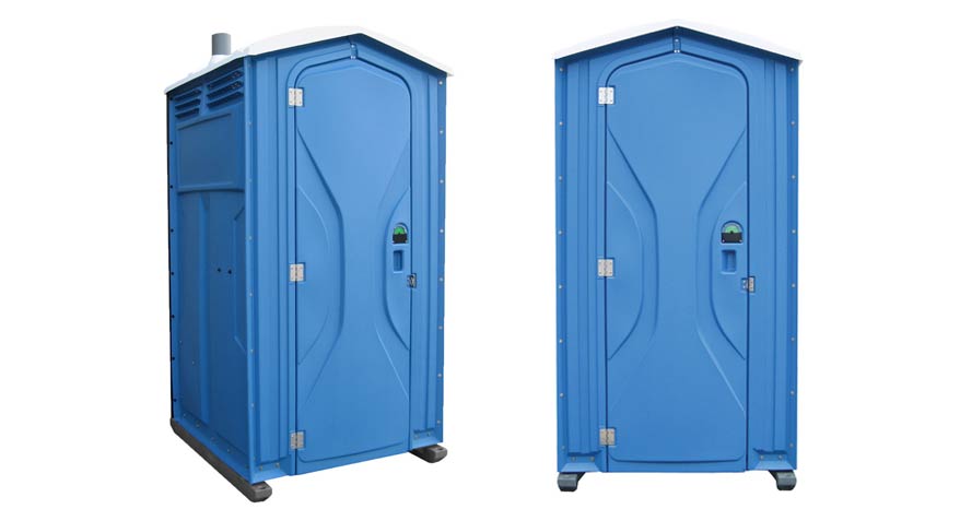 Long-term porta potty units on site in Brunswick, Georgia